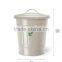 Clay Colored Galvanised Steel Mini Composting Container