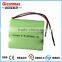 AA 2500mAh NIMH Rechargeable Battery Pack 4.8V