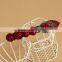 MYLOVE dark red rose hair barrette unique women hair accessory