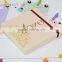 2016 Custom Hot Stamping Gold Love Notebook With Elastic Band