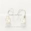 Good Fresh Water Pearl Silver 925 Fashion Earrings With Hoop