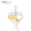 S192 Globalwin Wholesale Fashion Silver 925 Love Hands Jewelry Charm