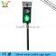 China Supplier Mini Portable 125mm Pedestrian Solar Traffic Signal Light