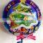 High quality colorful inflatable balloon, shine helium balloon, printed Christmas balloon