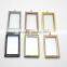 Rectangular Glass Lockets Made of 316L Stainless Steel Wholesale