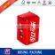 drinks box beverage paper packaging box with window