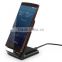 Qi standard magnetic induction wireless stand charger desktop wireless charger