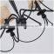 Home indoor lighting European style cloth shades hanging chandelier pendant light