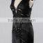 J--0092 black evening dress without dress sexy girls photo first night see through evening dress