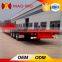 3 axles 40tons container 40ft or 20ft flatbed semi-trailers