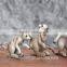 Mongoose mini imitation polystone meerkat figurines
