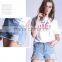 2017 New Fashion Jeans Girls Sexy Patch Holes Denim Shorts For Women