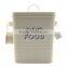 Metal Dog Food Storage Box with Scoop