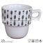 stackable stoneware cheap ceramic mugs