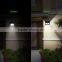 24 LED solar motion sensor light With 5 LEDs Both Side, 120 Degree Wide Angle Motion Sensor, outdoor Wall Lights for Patio