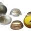 50g 100g 200g round metal tea tin box