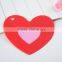 Good quality heart shape silicone kitchen mat/pad