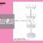 3-tier shoe stand, simple swivel ABS slippers rack, slippers display