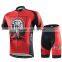 Hot cycling wear customized cycling jersey bib shorts