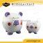 Yellow painting piggy animal ceramic coin money bank