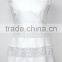 Women's evening dress romantic party wear jaquard fabric mix with lace