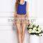 2015 Fashion Summer wholesale Women Clothes Chiffon Sleeveless Causal t shirt Women Vest tops 16 colors