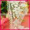 high quality embroidery lace trimming wedding invitations WLC136