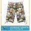 Boys baggy military cargo shorts in 100%cotton