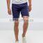 High Quality Cheapest New Design Custom Zip Fly Turn-up Hem 98% Cotton 2% Elastane Stretch Denim Men's Navy Casual Summer Shorts