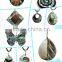 Latest natural paua shell pendant necklace paua abalone shell necklace wholesale sea shell necklace