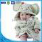Competitive price cuddle flannel velour custom animal baby towel with hood