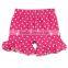 polka dot print shorts child model wholesale baby ruffle shorts ruffle icing shorts