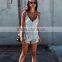 Runwaylover 5200 Europea Hot Sale Grey Sexy Ladies Playsuit