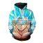 2017 Fashion-Plus Men's Hoodies Long Sleeve Printed 3D Contemplative Man Galaxy Sweatshirt M-6XL plus size