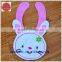 Cute Rabbit Face Baby Drool Bibs