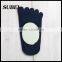 Cotton plain invisible toe socks prevent athlete's foot moss anti-odor toe socks