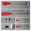 plastic translucent blade/aluminum shaft sup paddle for stand up paddle board