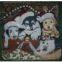 tapestry cushion, animal design jacquard cushion