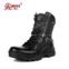2014 new leather boot men, military boot
