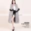 SJ226-03 Very Long Length Fur Vests for Tall Girl Windproof for Cold Winter Fashion Garments