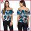 Printed short sleeve fashion clothes, fashion turkish clothes
