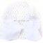 Printed knitted children baby hat elastic baby hat summer bow hollow hat
