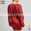 China suppliers back zipper closure latest sex red dress designs