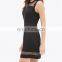 Fashion woven newest women mini sleeveless mesh dress