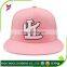 2017 new design high quality high crown best sold red snapback caps