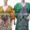 Printed design Women Long Kaftan Hippie Boho Dress Kimono caftan Night wear polyester maxi poncho New design Look Plus Size