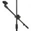 P-513High quality iron cheap bandmaster musical instrument music stand with microphone stand