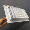 Hvac ceiling supply air register adjustable air double deflection grille