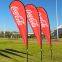 Wholesale Bow Flags Outdoor Advertising Promotional Teardrop beach Flags