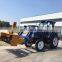 70hp farm tractor with front end loader 4 in 1 bucket,fork,snow bucket